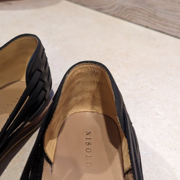 Nisolo Black Leather Sandals - Picture 4 of 6